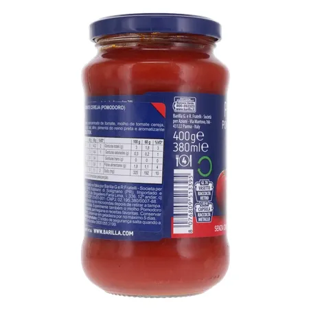 MOLHO TOMATE BARILLA POMODORO E DATTERINI 400G 360-25