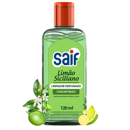 Limpador perfumado saif concentrado limao siciliano 120ml