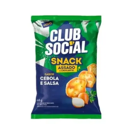 CLUB SOCIAL SNACK 68G CEBOLA E SALSA