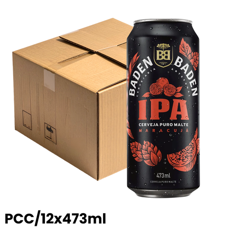 Cerveja baden baden pcc/12x473ml latao maracuja