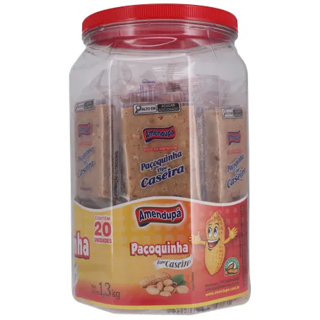 Paçoca amendupã caseiro pote 1.3kg 360-1