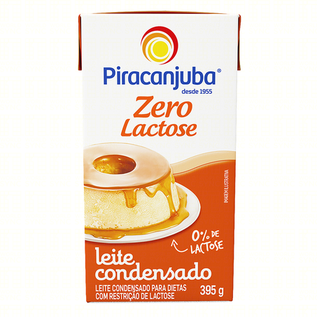 Leite Condensado  Piracanjuba Zero Lactose Caixa 395gr