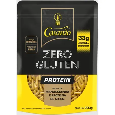 Massa de Mandioquinha e Proteína de Arroz Sem Glúten Casarão 200g