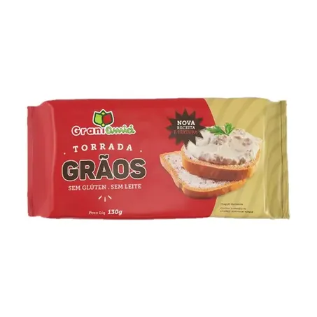 Torrada Grani Amici Com Grãos Sem Glúten130g