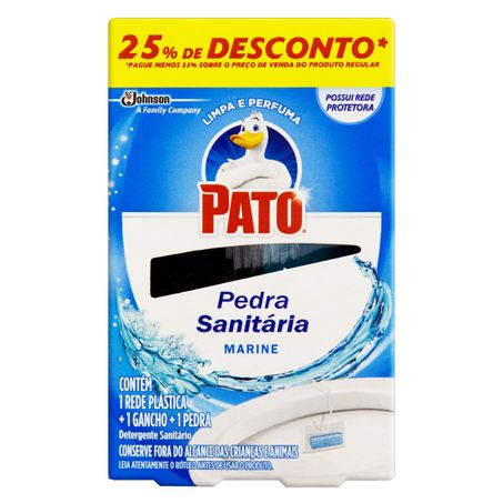 DETERGENTE SANITÁRIO EM PEDRA MARINE PATO