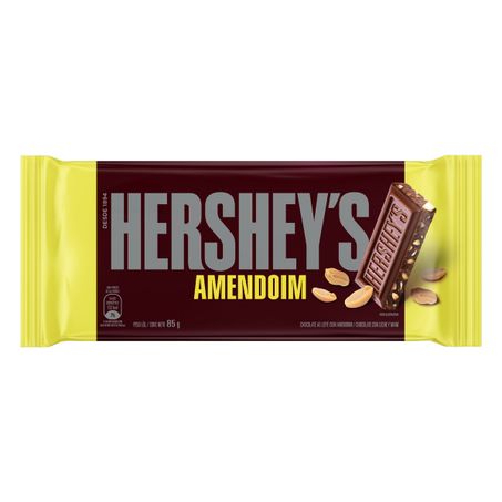 Chocolate ao leite com amendoim hershey's