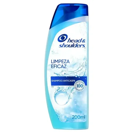 SHAMPOO HEAD SHOULDERS LIMPEZA EFICAZ 200ML 