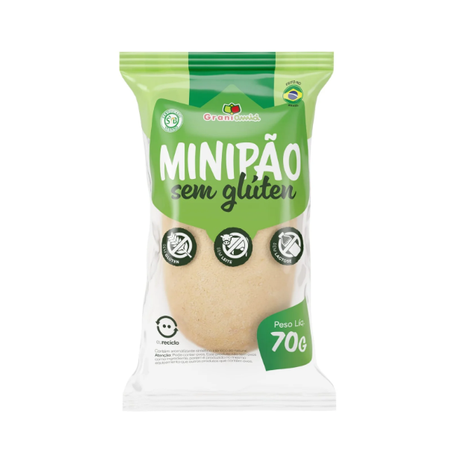 Mini Pão Grani Amici Sem Glúten 70g