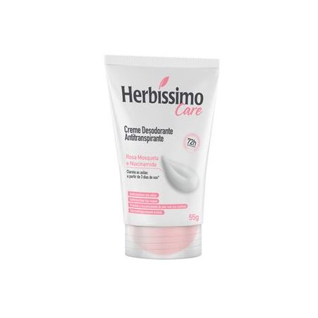 DESODORANTE HERBISSIMO CREME ROSA MOSQUETA E NIACINAMIDA 55G