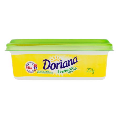 Margarina cremosa sem sal doriana pote 250g