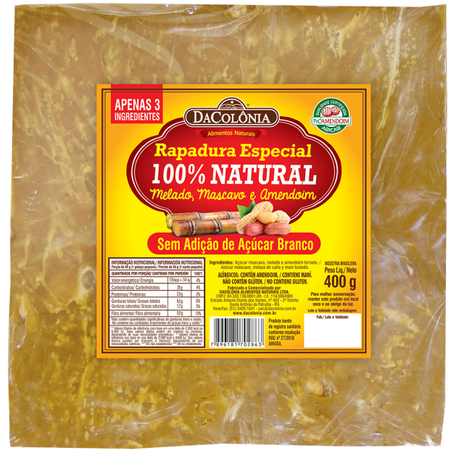 Rapadura dacolonia especial 400g
