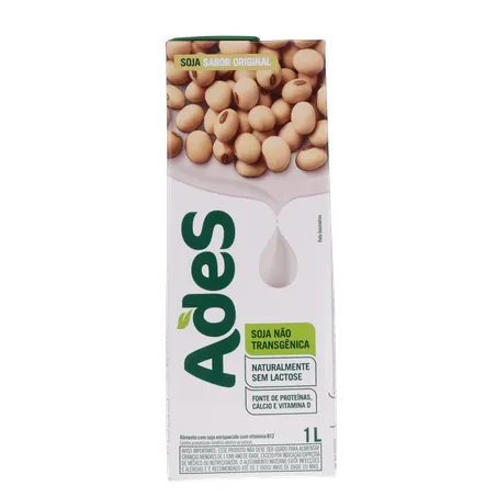 Bebida a base de soja ades soja 1l original 360-0