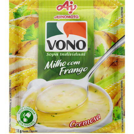 Sopa vono instantanea milho c-frango 18g