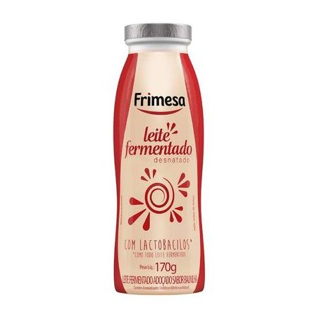 Leite Fermentado Frimesa Desnatado Frasco 170gr