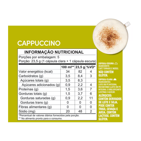 NESCAFÉ DOLCE GUSTO CAPPUCCINO 170G 10CAP 360-2