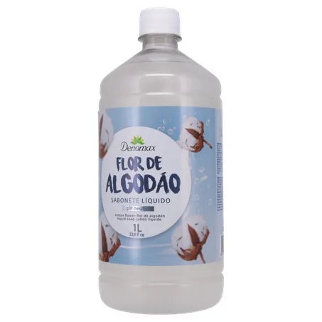 Sabonete líquido denomax flor de algodão 1l 360-2