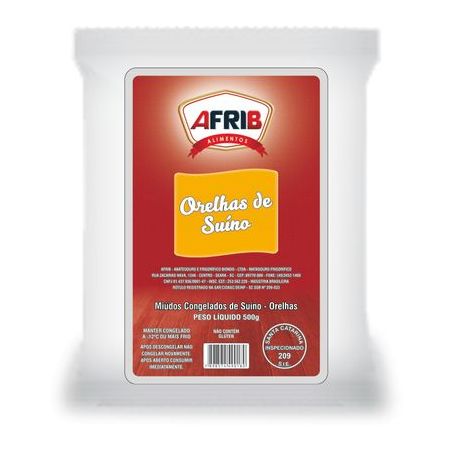 Orelha suino afrib picado 500g