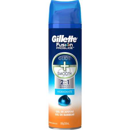 Gel para Barbear Gillette 200ml - Fusion Proglide - Hidratante