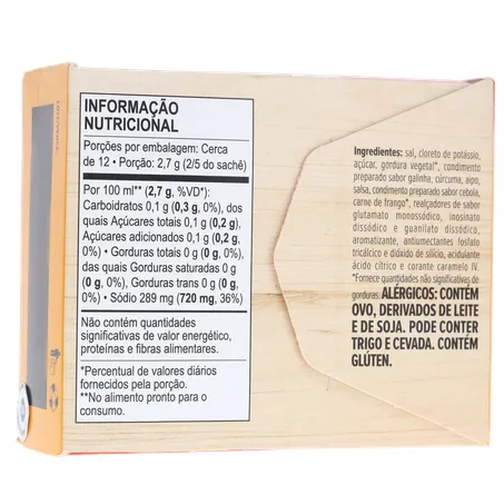 CALDO SAZON PÓ GALINHA 32,5G 360-16