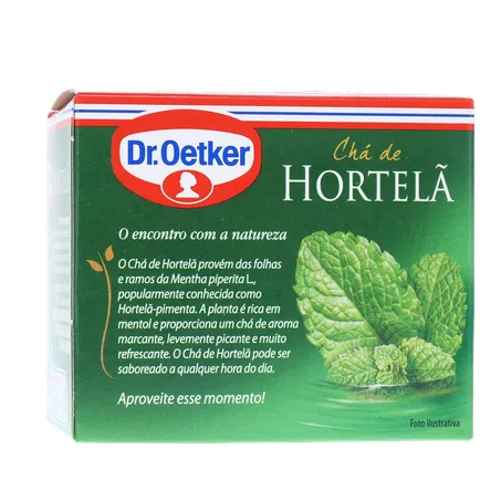 CHÁ DR OETKER HORTELÃ SAQUINHO 10UN 360-17