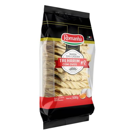 MACARRAO ROMANHA CASEIRO COM OVOS TALHARIM 500G 360-2