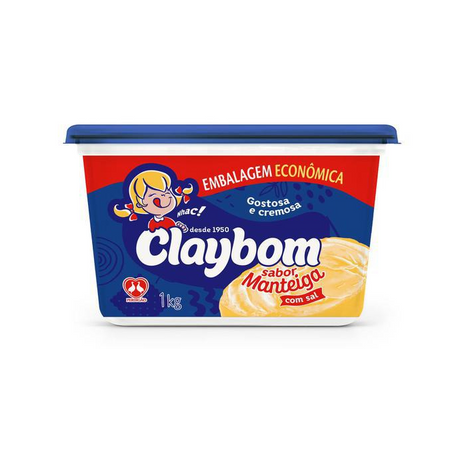 Margarina com sal manteiga claybom 1kg