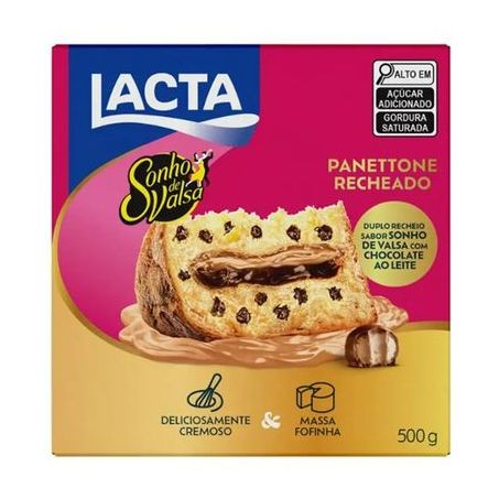 PANETONE LACTA SONHO DE VALSA 500G