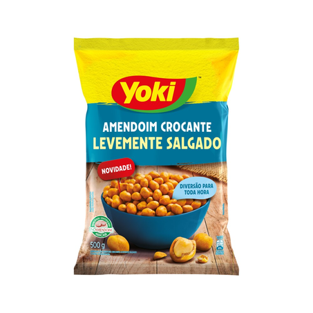 Amendoim Yoki Crocante Levemente Salgado Pacote 420G