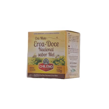 Chá Chileno Erva-Doce-Nacional e Mel Caixa com 10un - 10gr 360-35