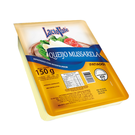 Queijo lactovale mussarela fat 150g