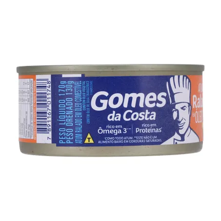 Atum Ralado Gomes Da Costa Óleo 170g 360-31