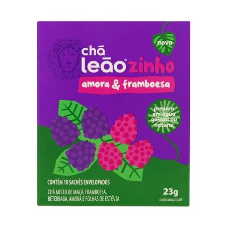 CHA LEAO KIDS FRAMBOESA E AMORA 23G