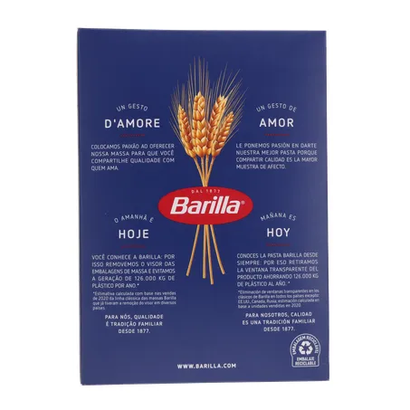 MASSA G DURO BARILLA CURTA FARFALLE 500G 360-18