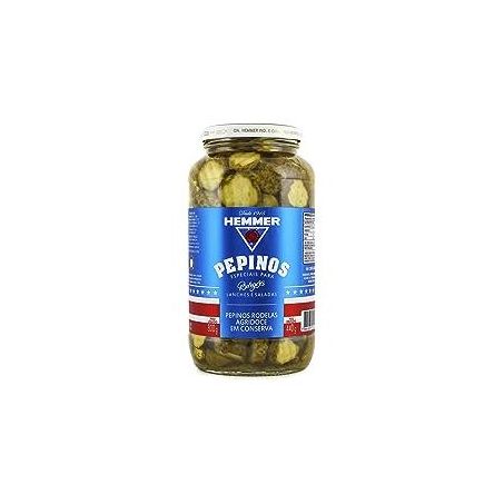Pepinos hanks em rodelas agridoce 320g