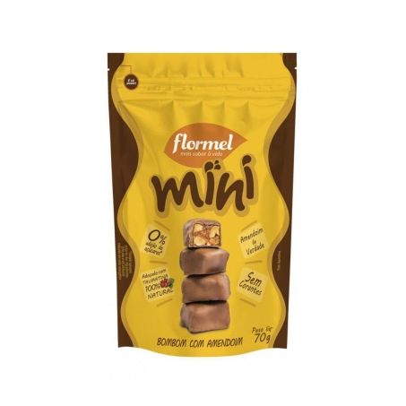 BOMBOM FLORMEL 60G MINI AMENDOIM