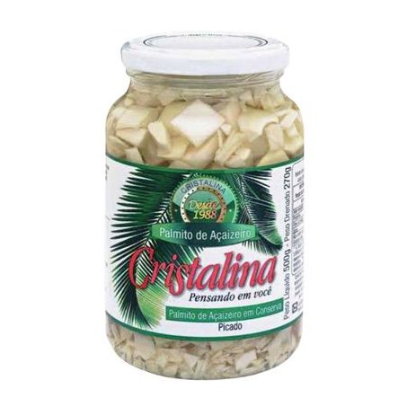 PALMITO CRISTALINA ACAI PIC.POTE 270G