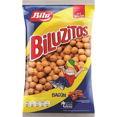 Salgadinho biluzitos bacon 170g