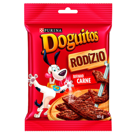 Bifinho para Cães Purina Doguitos Carne 65g