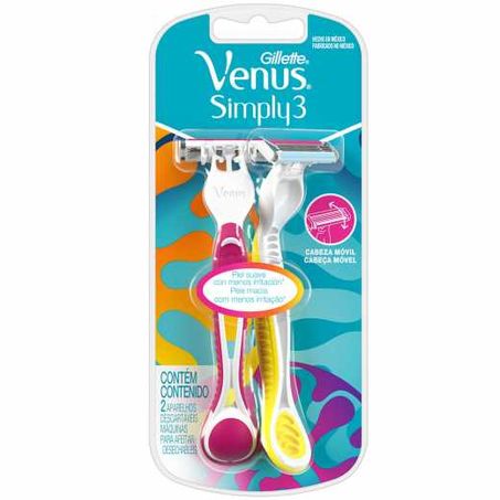 Ap gillete simply venus tropical com 03 unidades