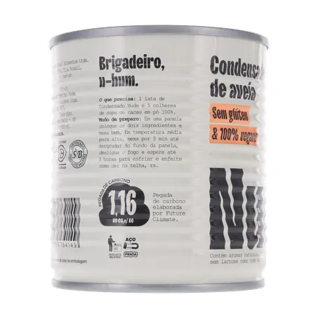 LEITE CONDENSADO DE AVEIA VEGANO NUDE 330G COM ACUCAR 360-29