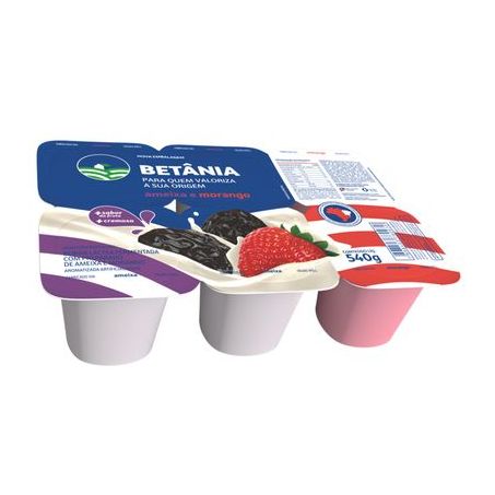 Bebida Láctea Betânia Morango E Ameixa 540G