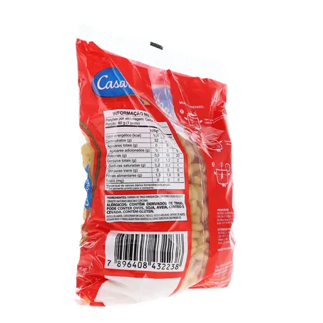 Massa casaredo semola caracol. 500g 360-13