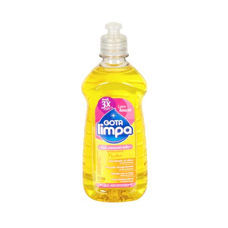 Detergente gota limpa 511g concentrado neutro