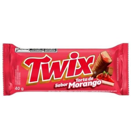 Chocolate morango twix 40g