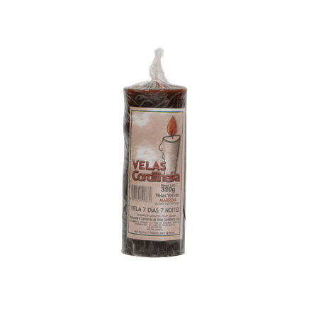 VELA 7 DIAS MARRON CORDILHEIRA 320G