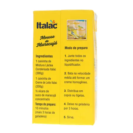 Mistura láctea condensada Italac soro de leite 395g
 360-19