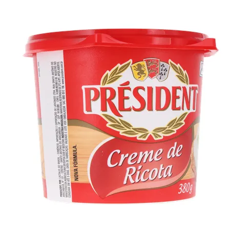 Creme de Queijo Ricota Président 380g 360-32
