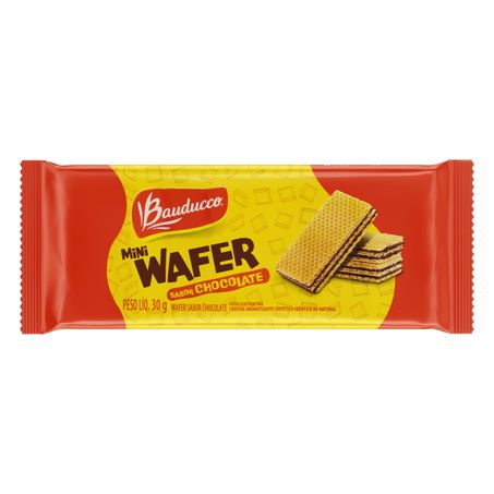 MINI BISCOITO WAFER RECHEIO CHOCOLATE BAUDUCCO