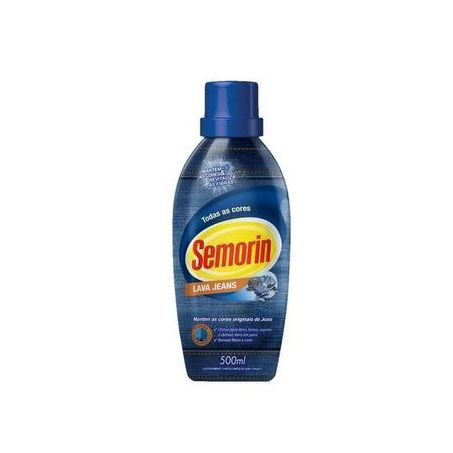 Lava Roupas Sabão Líquido Jeans Semorin 500ml