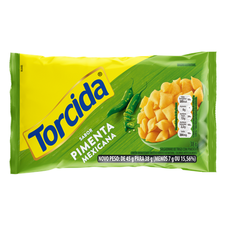 Salgadinho pimenta mexicana torcida 35g